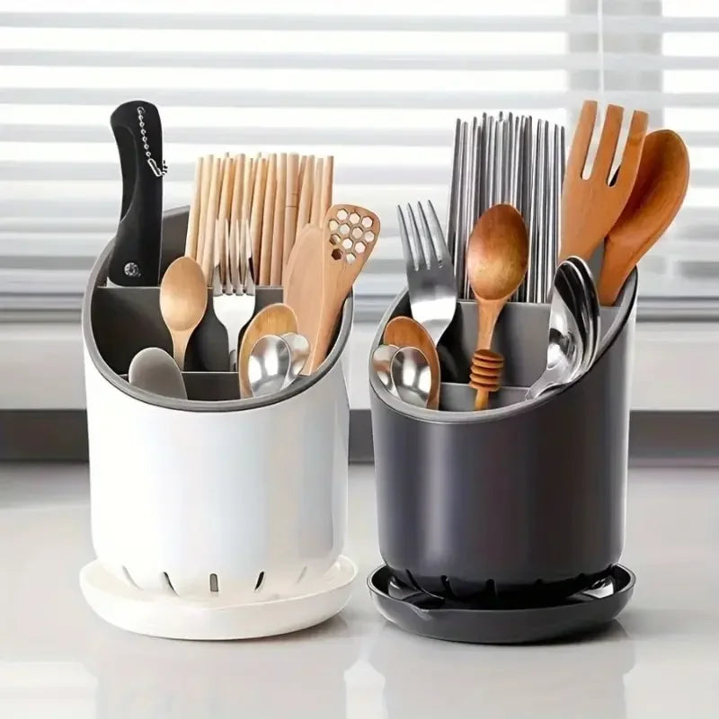 1pc Cutlery Storage Holder - Space Saving Organizer