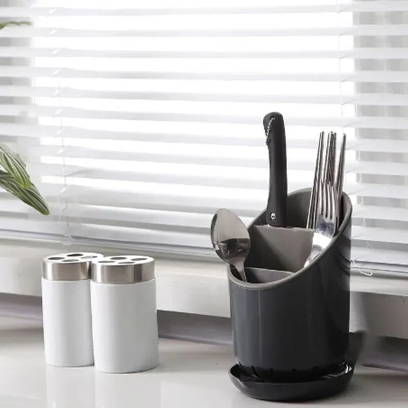 1pc Cutlery Storage Holder - Space Saving Organizer