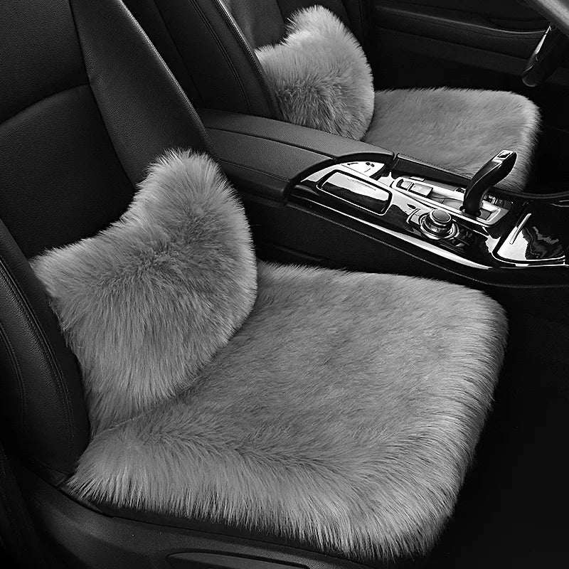 Universal Winter Plush Car Seat Covers - Full Set