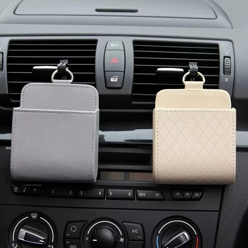 Car Air Vent Phone Holder with Storage